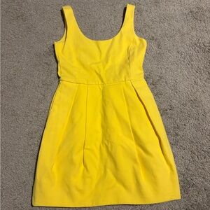 Zara Vibrant Yellow Mini Dress